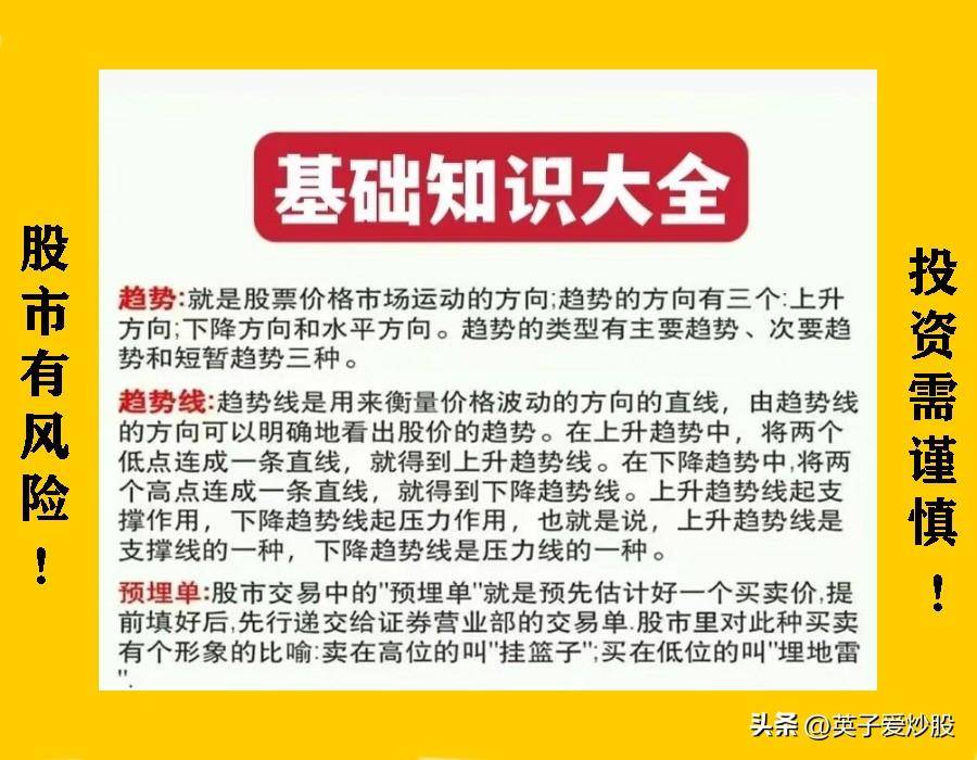 炒股基础知识大全