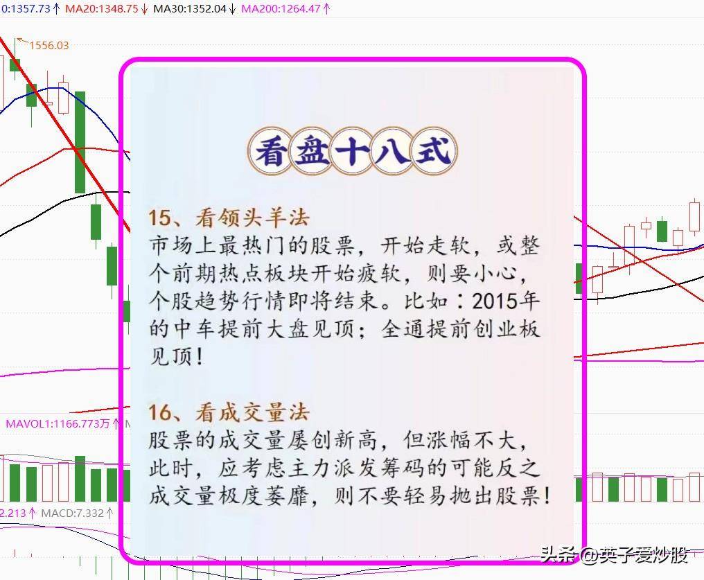 股市风向标的秘密武器看盘18招