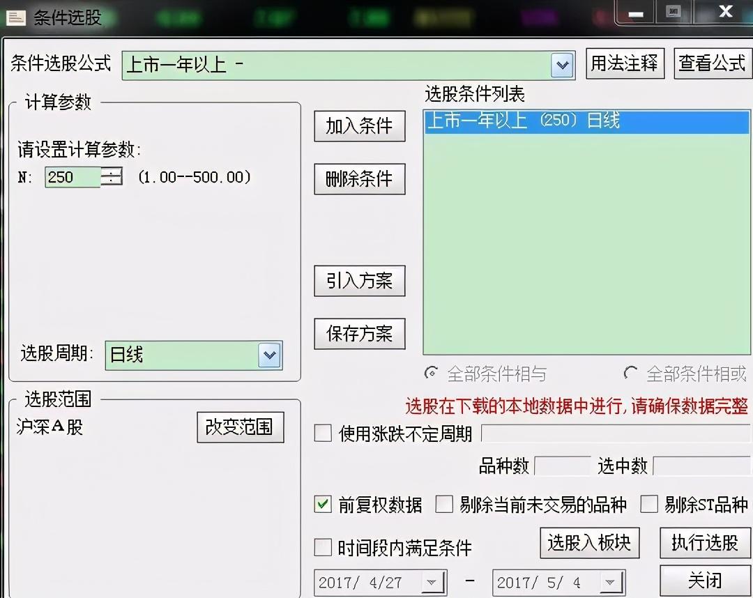 欧奈尔RPS个股曲线设置方法