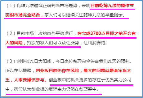 又一个起涨行情出现了