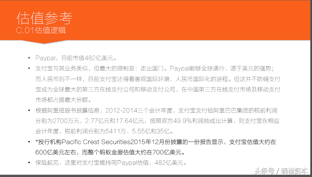 干货企业几种常见估值方法及蚂蚁金服估值详细解析