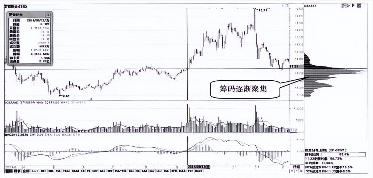 主力已悄悄出逃散户还认为是洗盘?筹码分布已经说明了