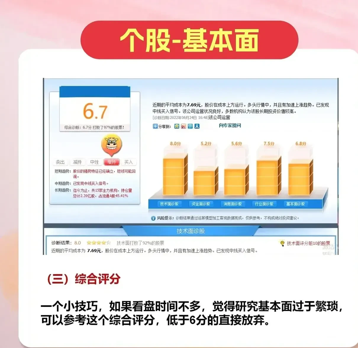 你必须学会的选股框架学会不求人