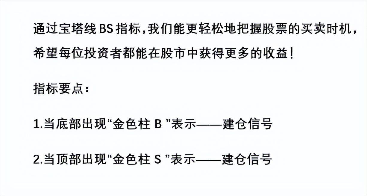 堪称顶级的BS宝塔线指标主力进出动向清晰甄别全程无滞后
