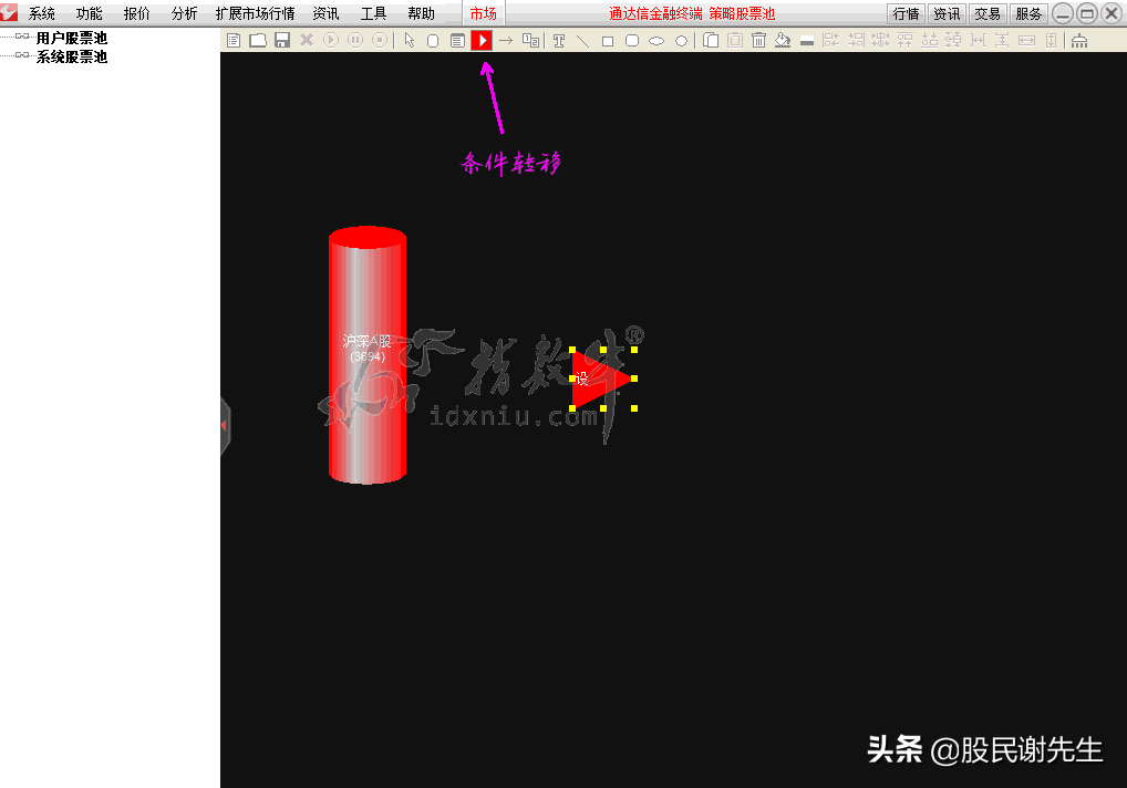 通达信使用技巧三策略股票池