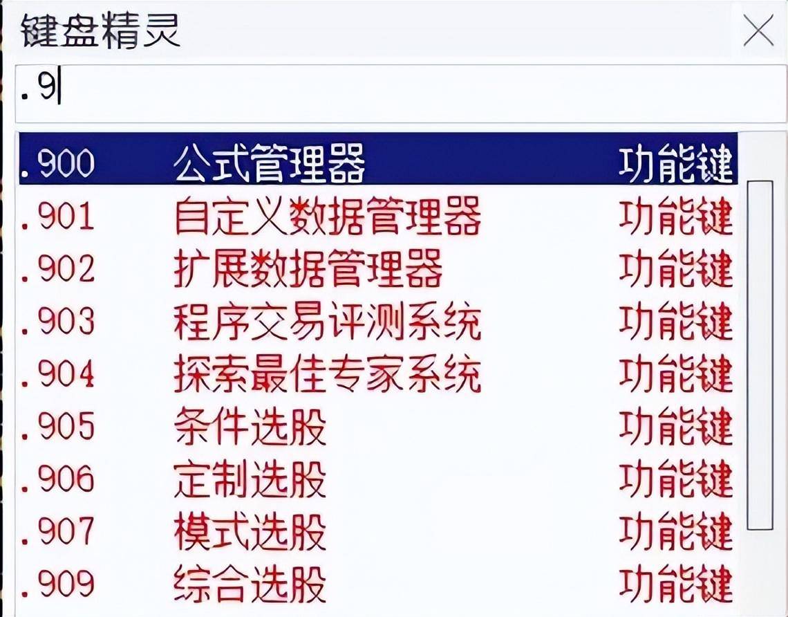 通达信公式入门教学5快捷键和键盘精灵