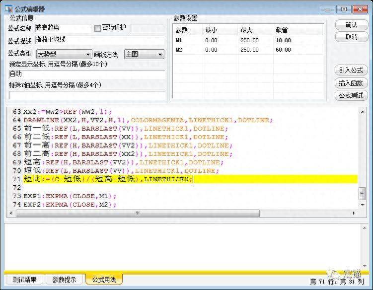 波浪趋势变动趋势EXPMA