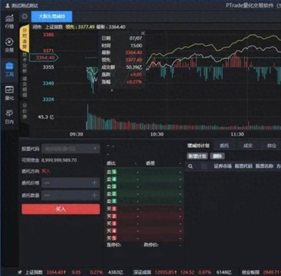 PTrade功能介绍14大股东增减持工具