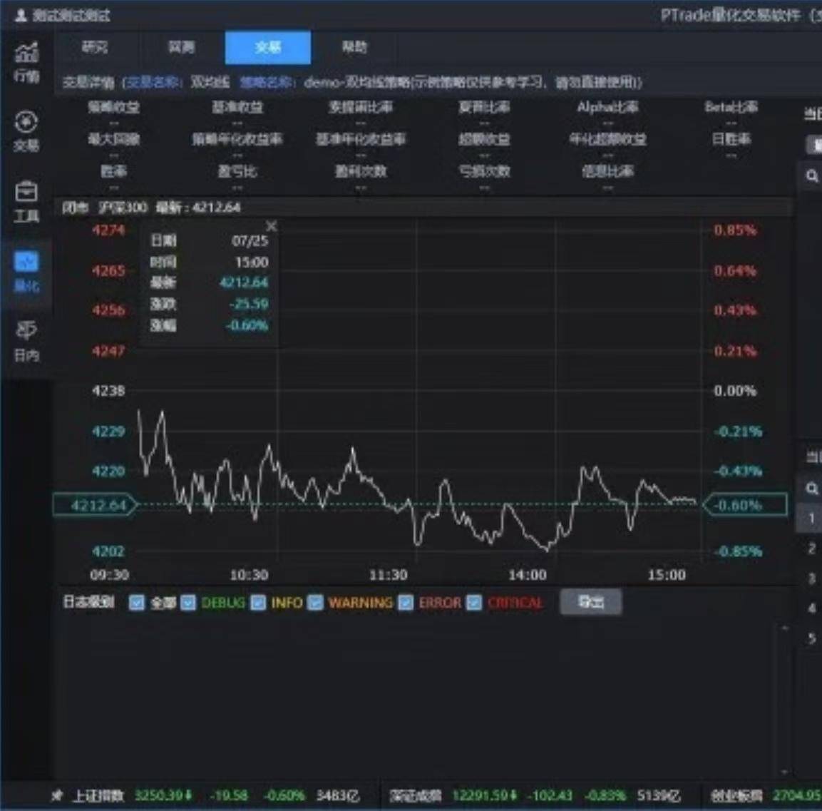 PTrade功能介绍16量化模块