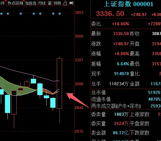 股市今天走出了载入历史的一天