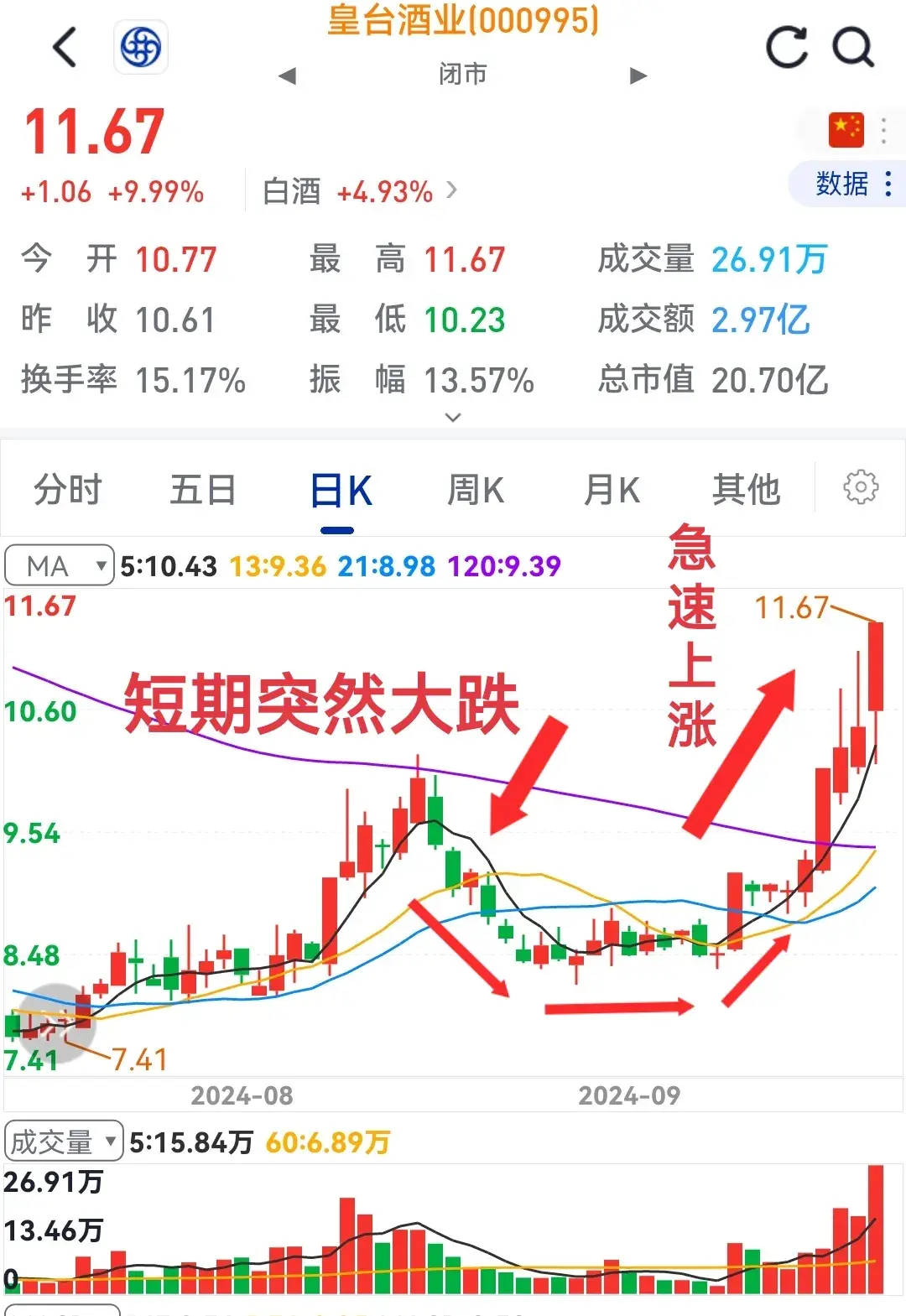 突然急跌有猫腻修复大涨更强劲！请看个股表演