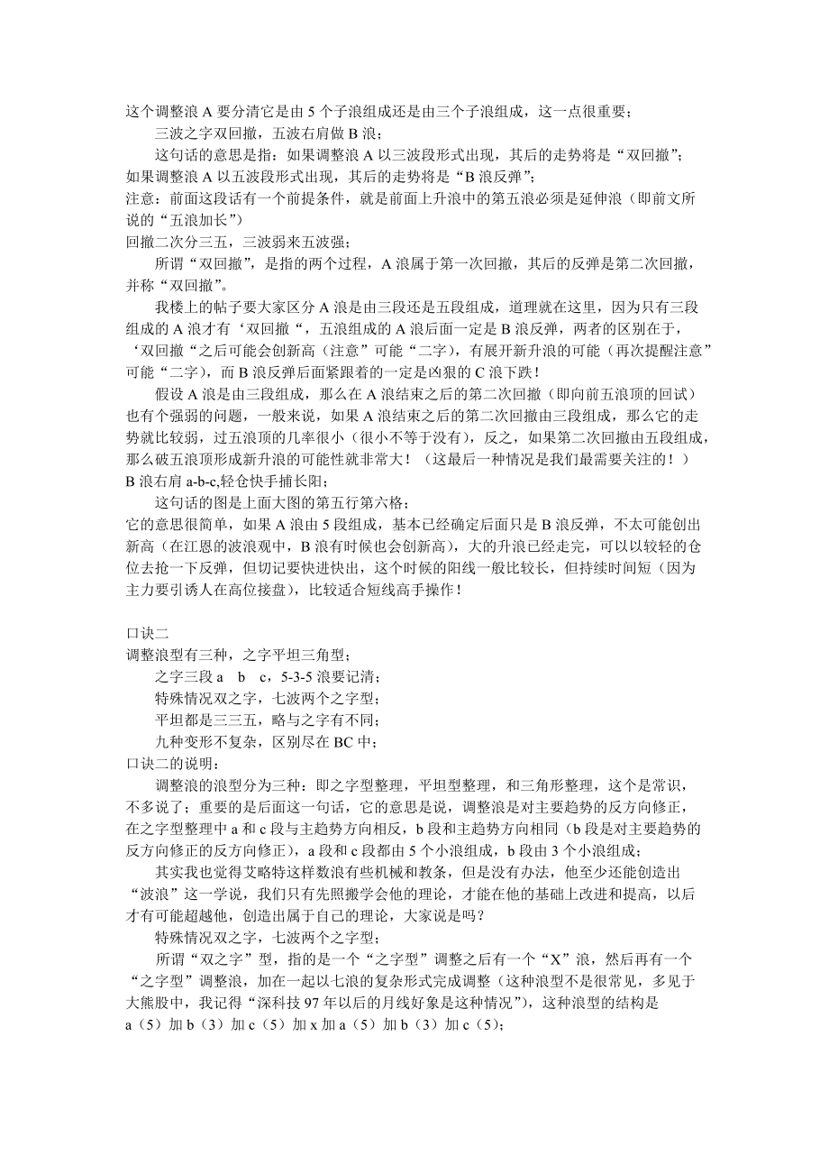 波浪理论必备一