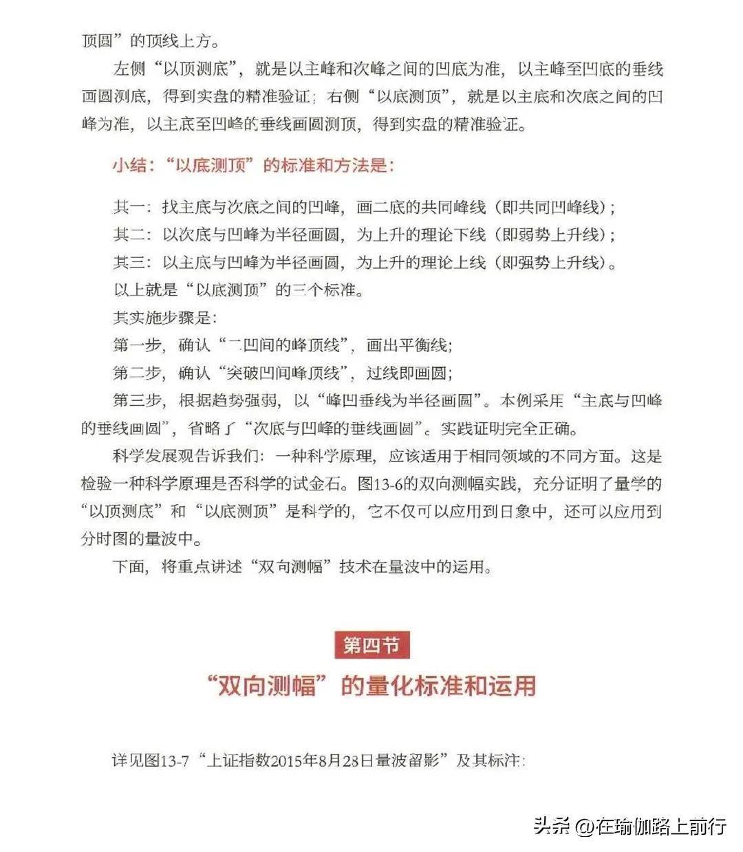 量波逮涨停双圈的双向测幅及标准