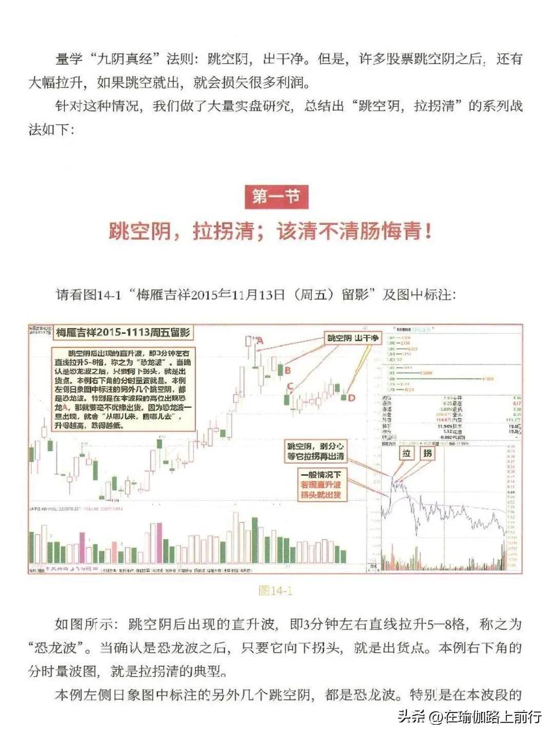 股票量波逮涨停拉拐做T