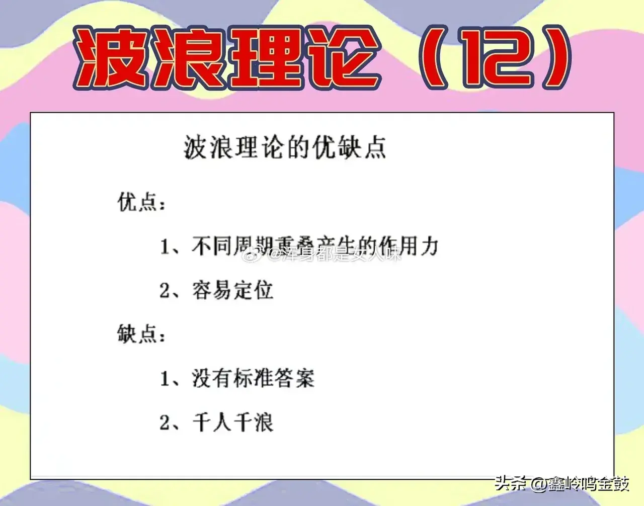 散户需要了解的波浪理论