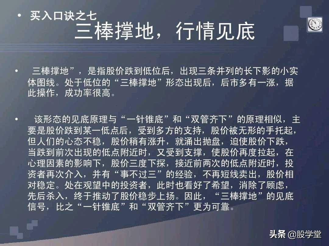 股票买卖口诀详解图文版