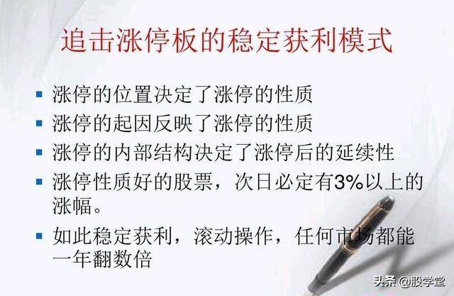 涨停擒龙战法图解收藏版
