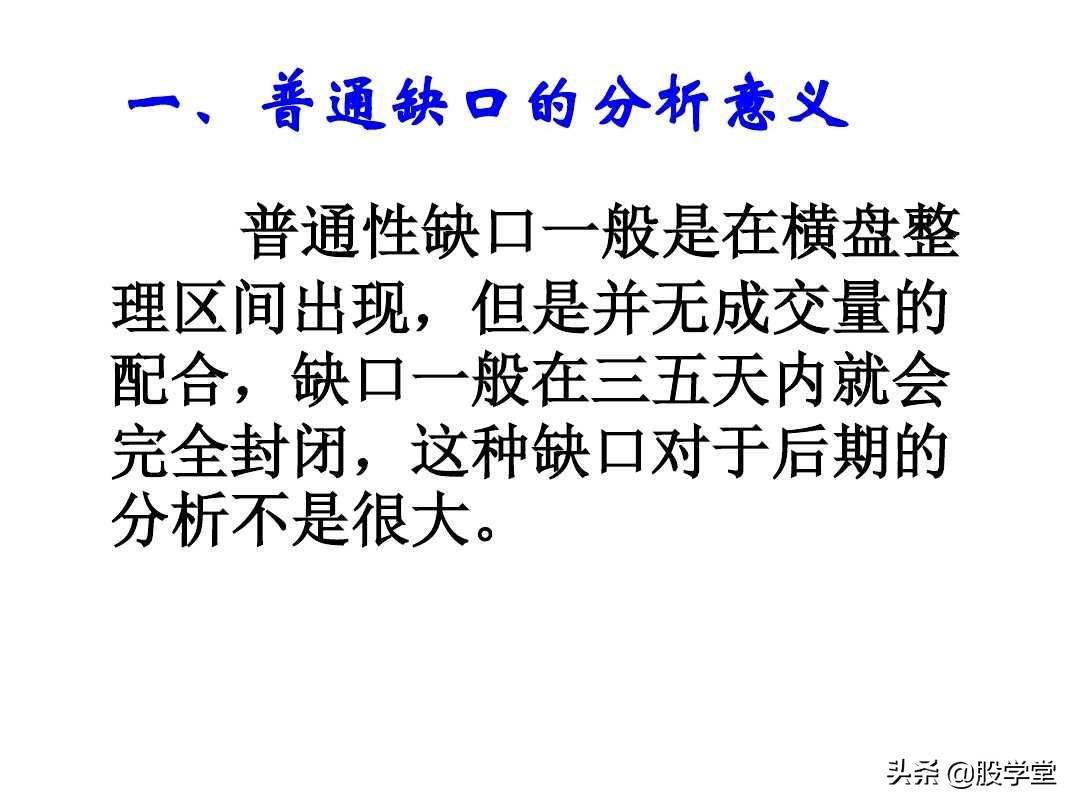 缺口理论图解收藏版