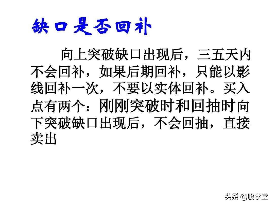 缺口理论图解收藏版