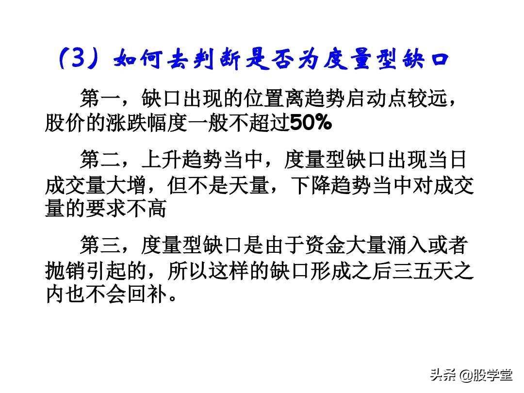 缺口理论图解收藏版