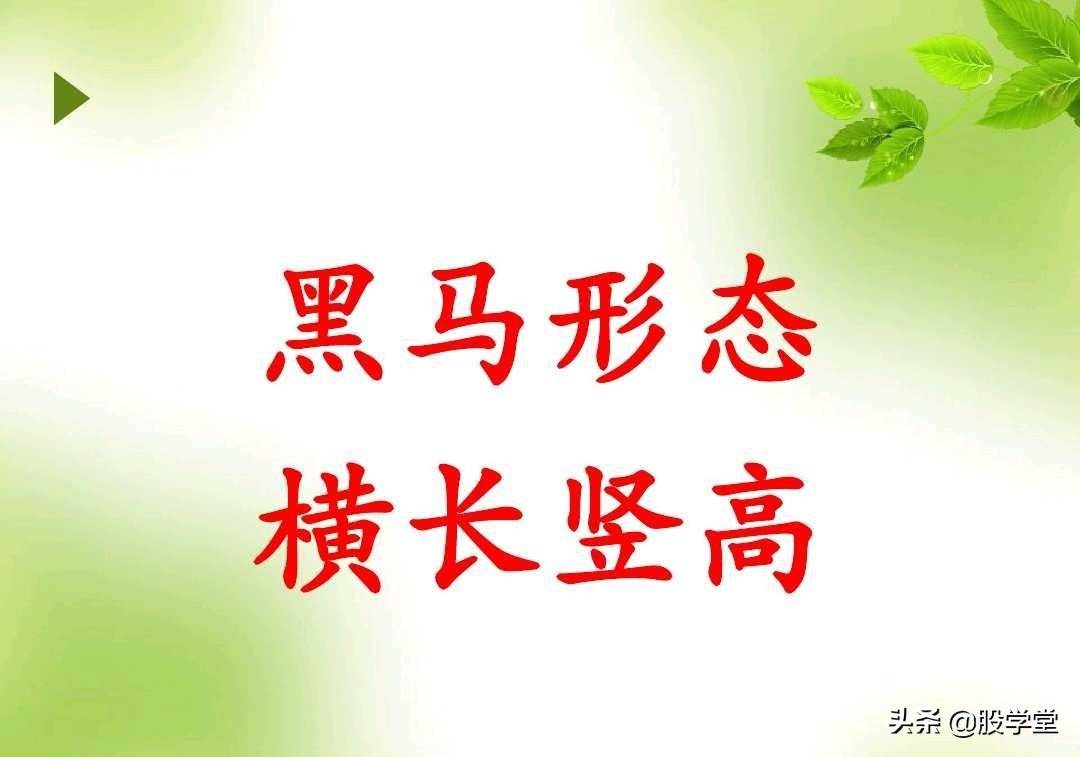 短线暴涨黑马股经典形态如何抓黑马股附图