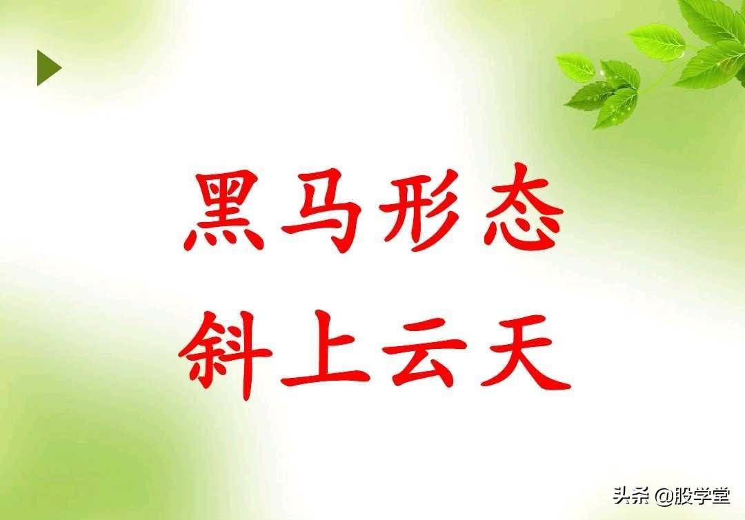 短线暴涨黑马股经典形态如何抓黑马股附图