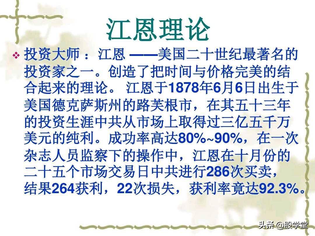 江恩理论实战应用之买卖规则图解收藏版