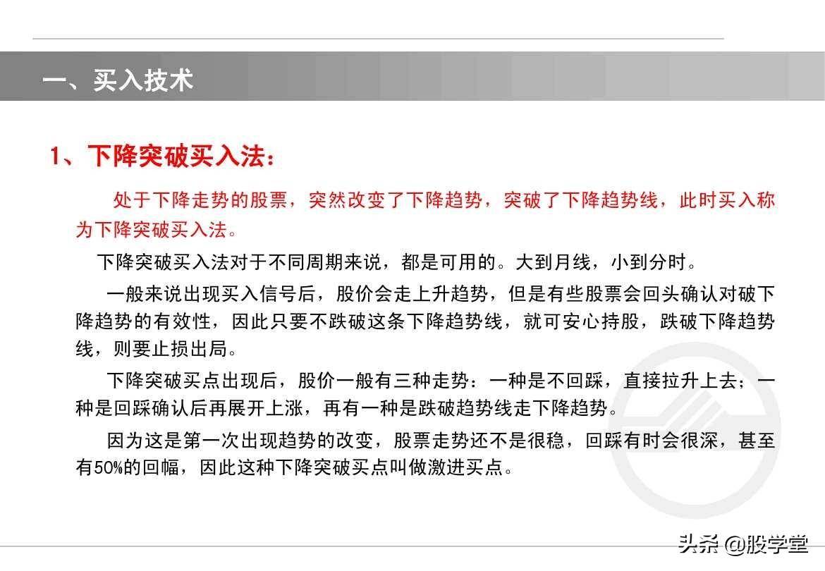 股票如何选择买卖点?买入技术与卖出技术图解!收藏版