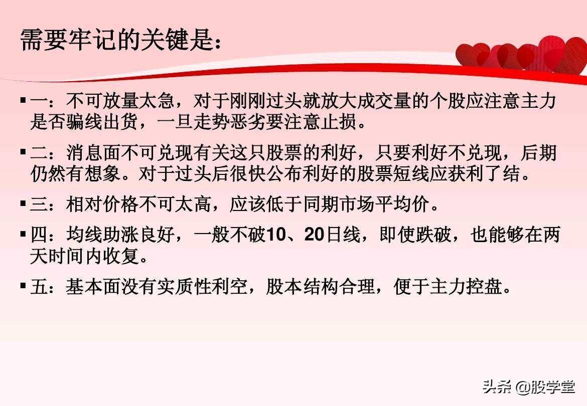 股票超短线实战技巧图解非常管用建议收藏!