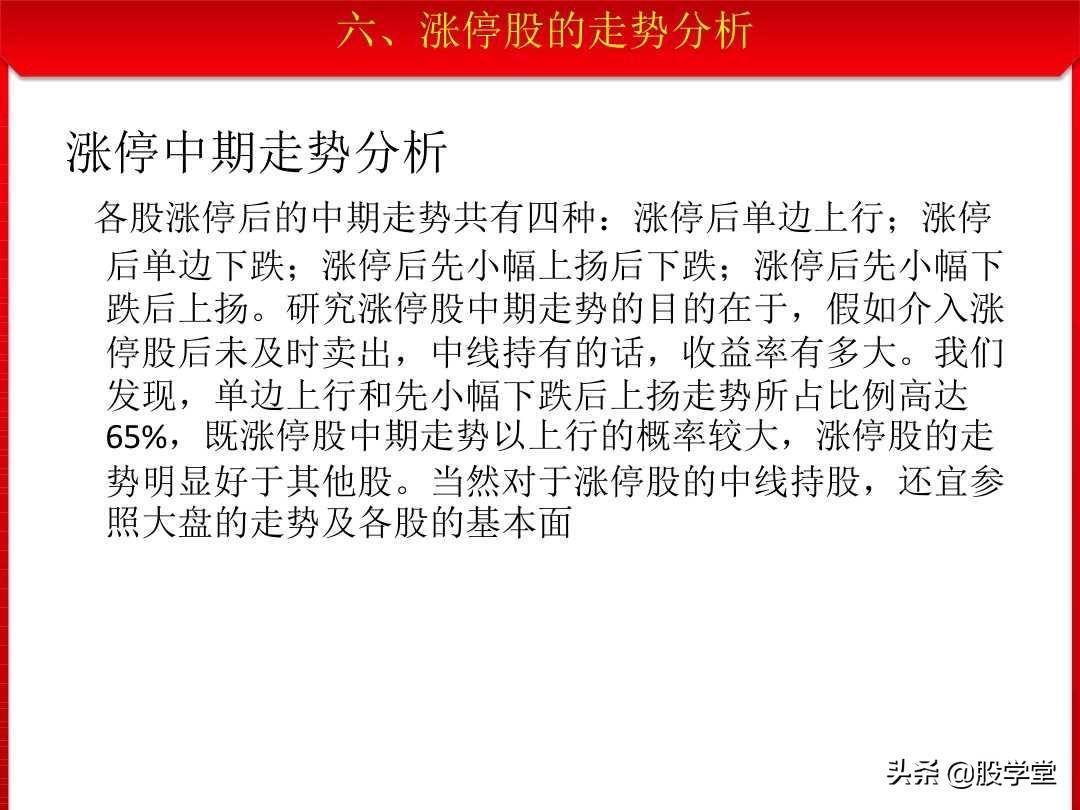 最新股票涨停板理论全景解读收藏版