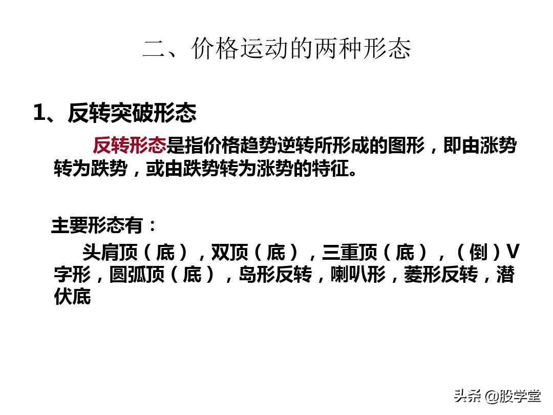 最新整理趋势理论与形态理论图解大全！终极版