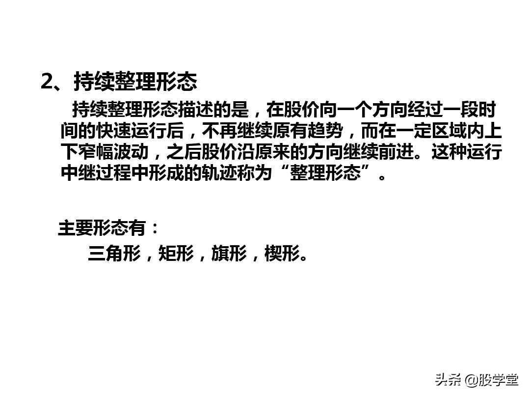 最新整理趋势理论与形态理论图解大全！终极版