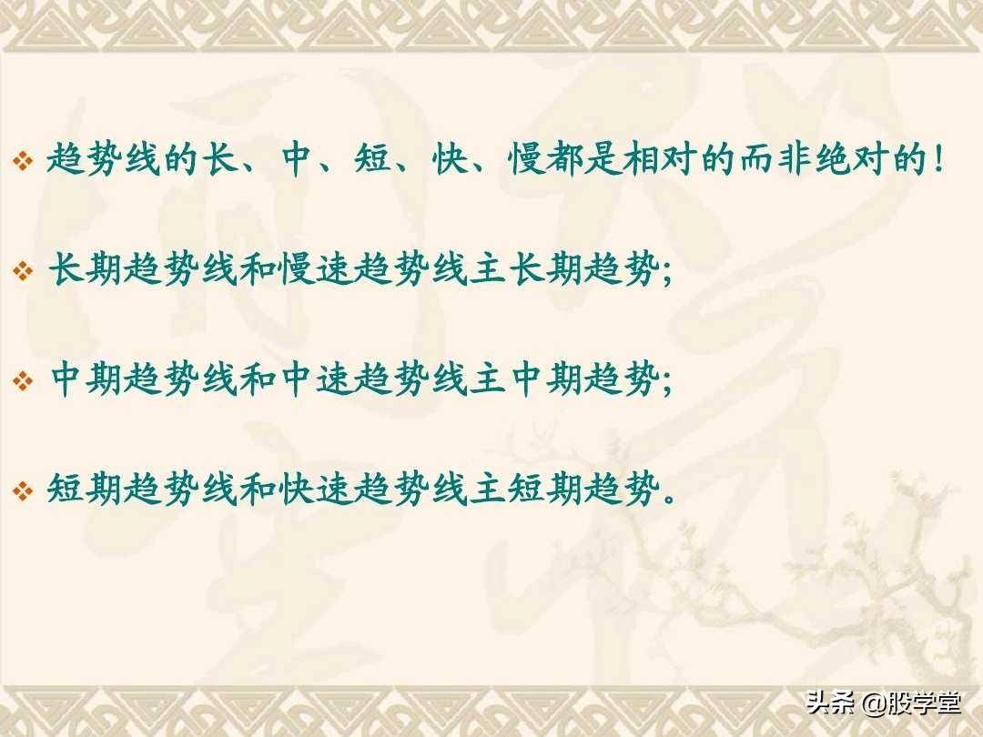 趋势理论的基础应用图解！收藏版