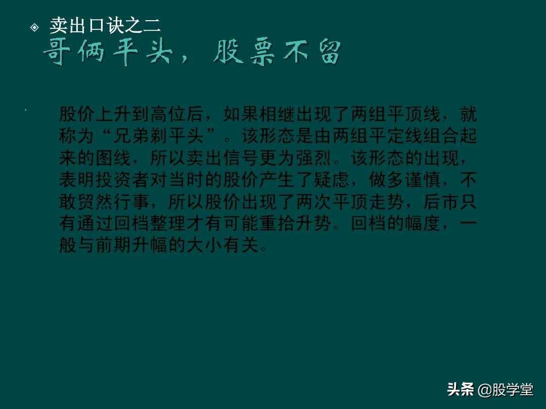 炒股顺口溜锦集