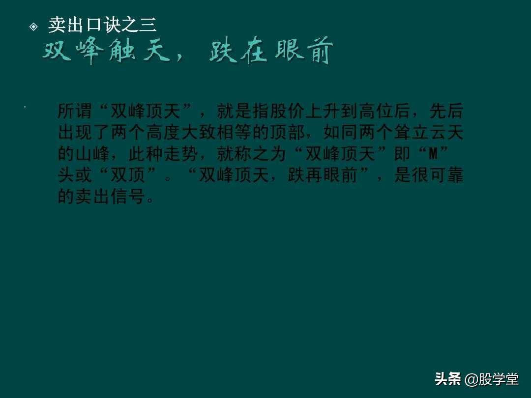 炒股顺口溜锦集