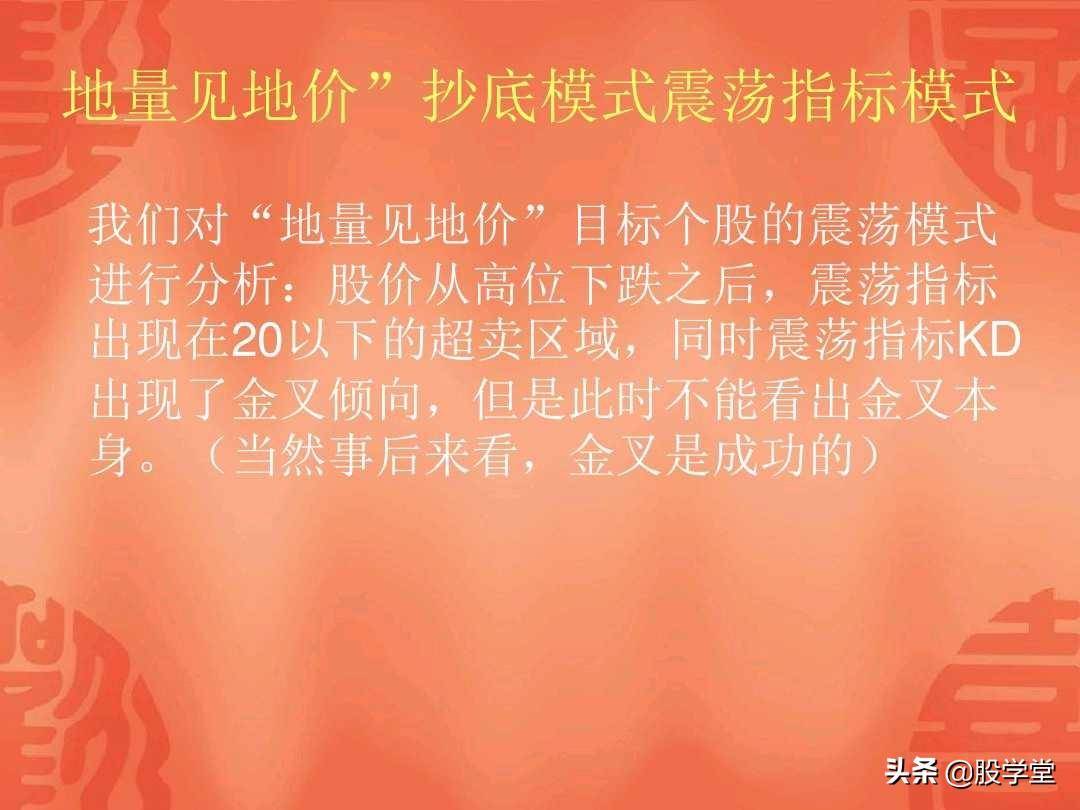 A股最经典的地量见地价抄底定式法则附图