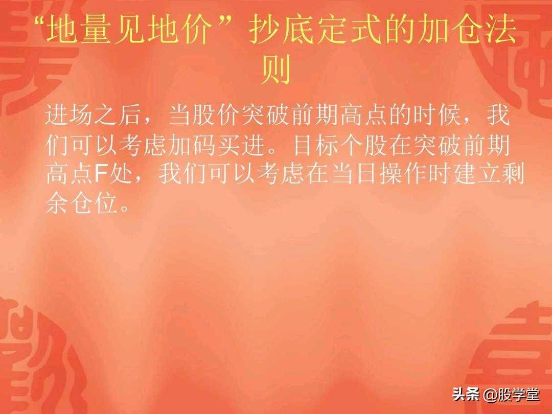 A股最经典的地量见地价抄底定式法则附图