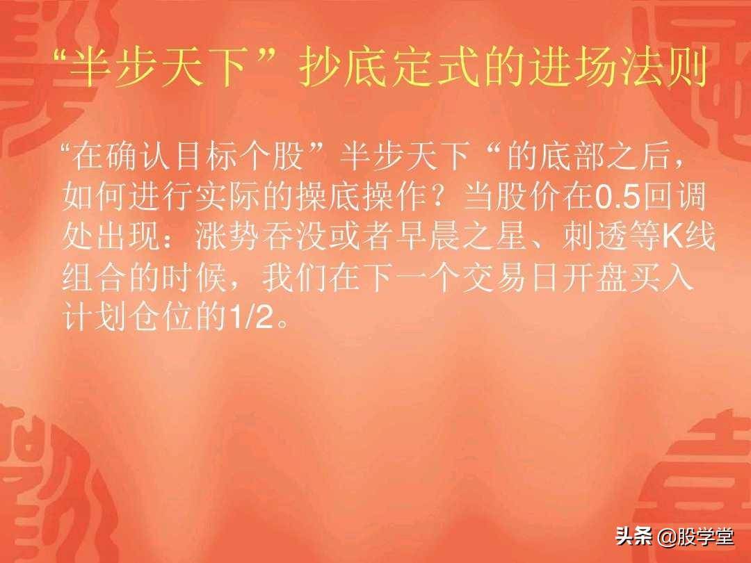 A股最经典的地量见地价抄底定式法则附图