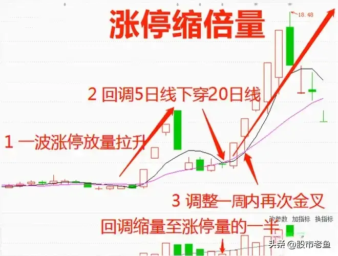 股票在出现涨停缩倍量以后呢往往还有更大的涨幅