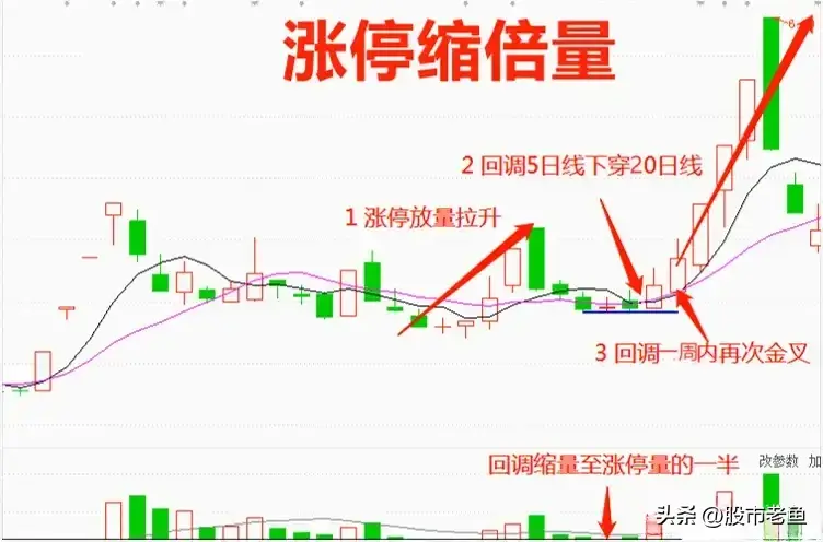 股票在出现涨停缩倍量以后呢往往还有更大的涨幅