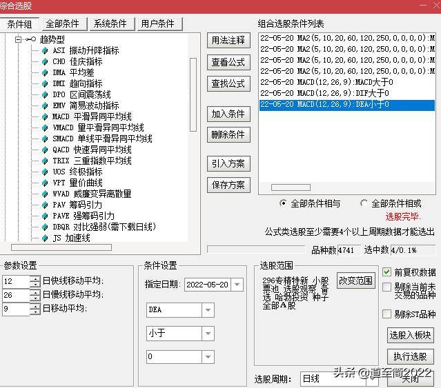 浅谈趋势交易择时系列多头排列
