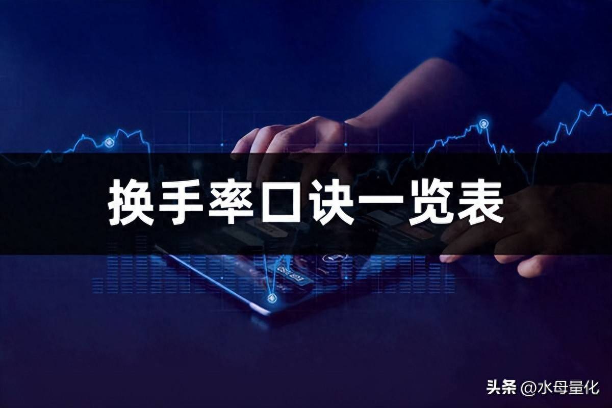 换手率口诀一览表换手率高说明什么