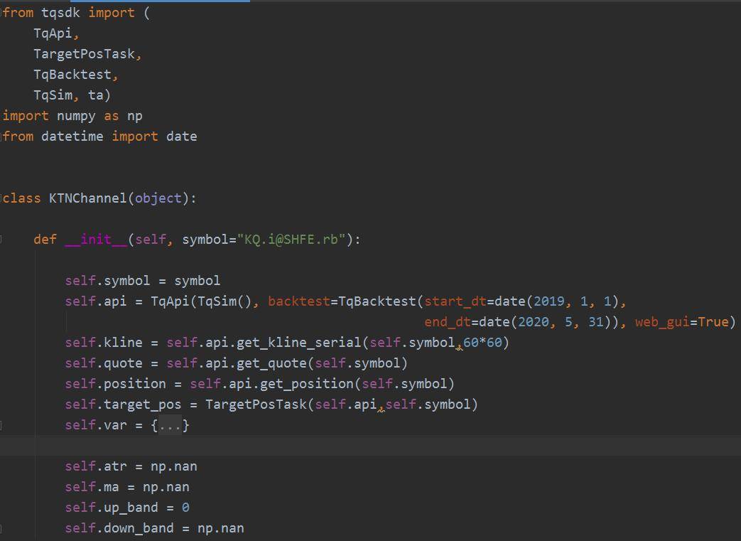 Python量化交易之凯特纳通道突破策略！
