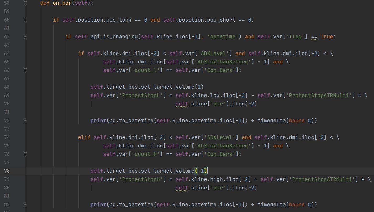 Python量化交易之基于动向算法中的ADX开发震荡交易系统！