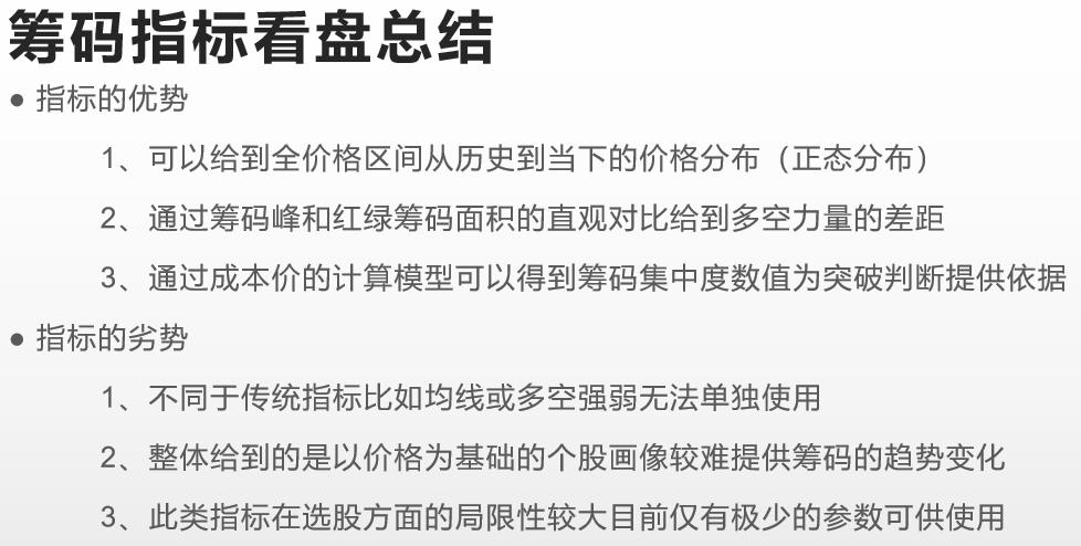 指标之王二筹码的分布和获利比例详解