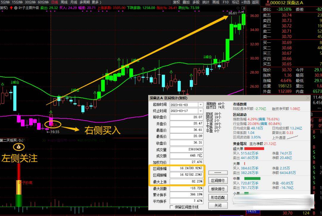 叶子抄底全套指标左右双侧安全买入最新版手机可用！