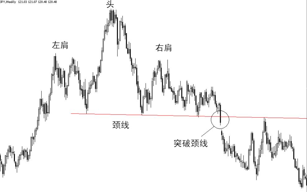 外汇交易员必掌握的技术十六头肩形反转形态