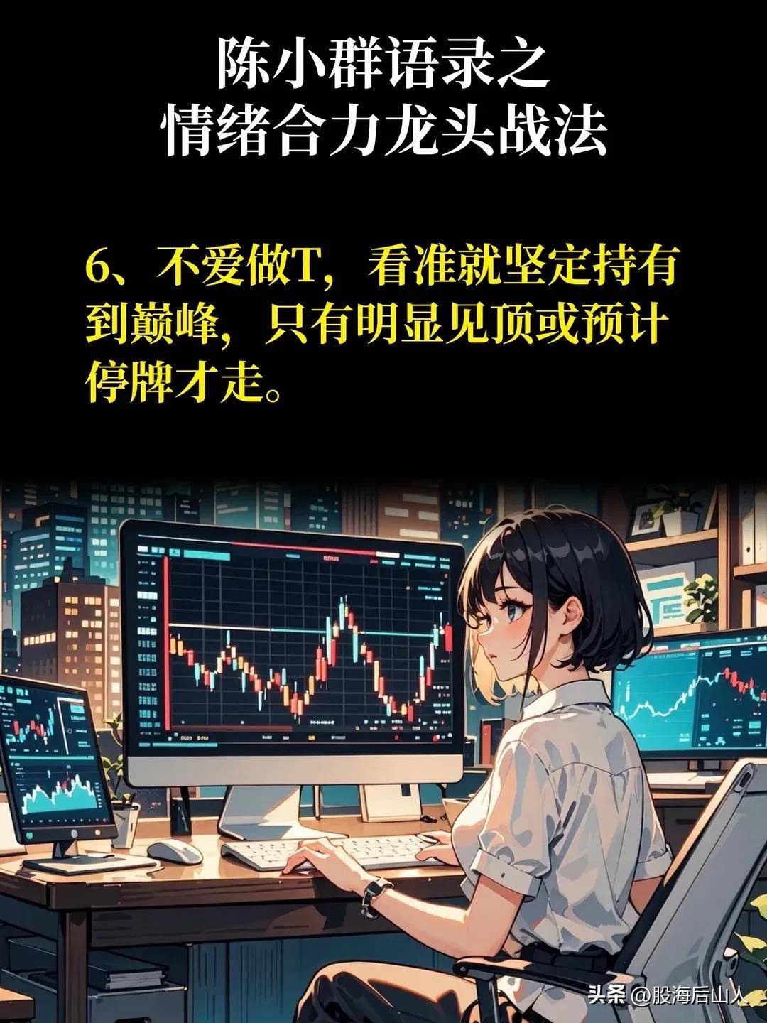 陈小群语录之情绪合力龙头战法