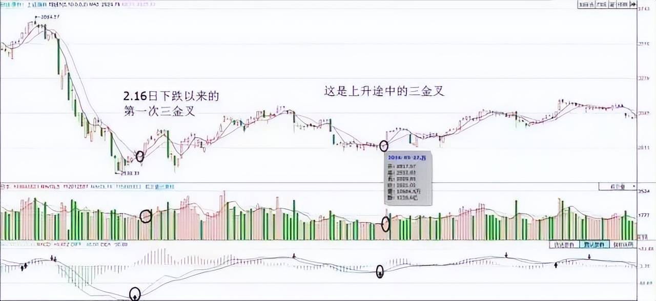 老股民始终坚持均线均量线MACD三线金叉选股战法盈利多年!