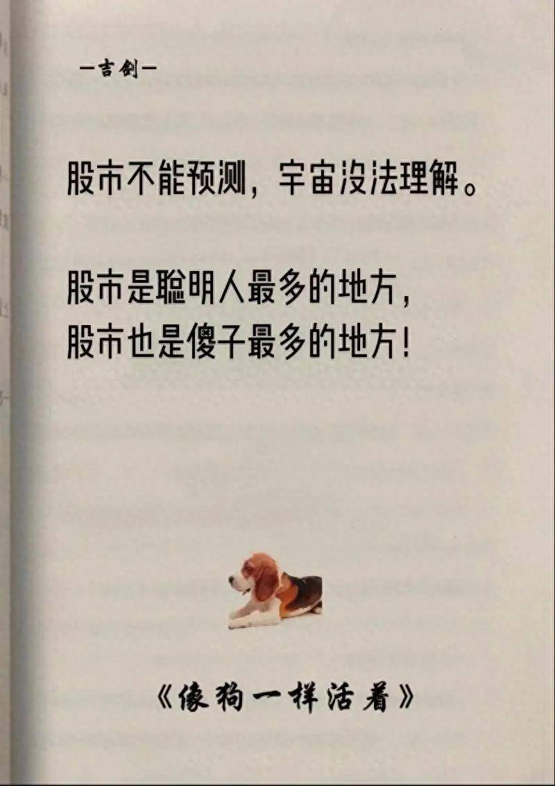 股市是聪明人最多的地方也是傻子最多的地方